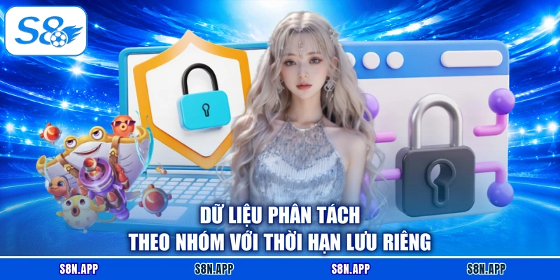 Dữ liệu phân tách theo nhóm với thời hạn lưu riêng Dữ liệu phân tách theo nhóm với thời hạn lưu riêng