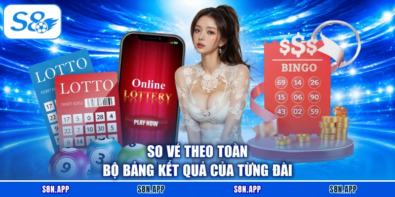 So vé theo toàn bộ bảng kết quả của từng đài So vé theo toàn bộ bảng kết quả của từng đài