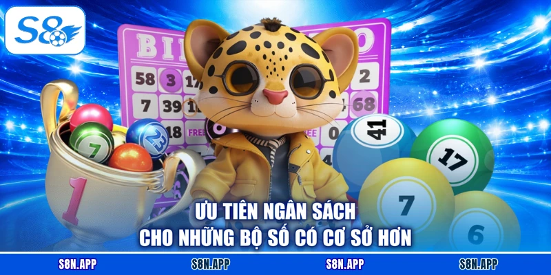 Ưu tiên ngân sách cho những bộ số có cơ sở hơn Ưu tiên ngân sách cho những bộ số có cơ sở hơn